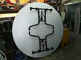 YUVARLAK BANKET MASA ORGANİZASYON MASASI 180 ÇAP