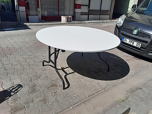 YUVARLAK BANKET MASA ORGANİZASYON MASASI 180 ÇAP