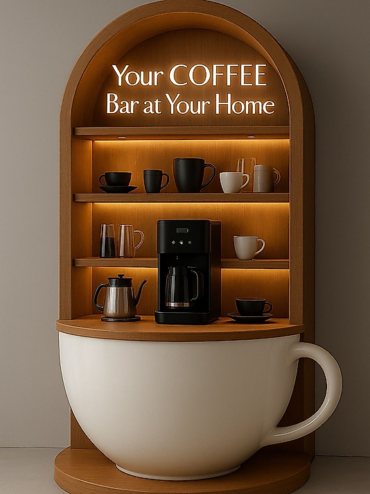 modern Tarz kahve köşesi