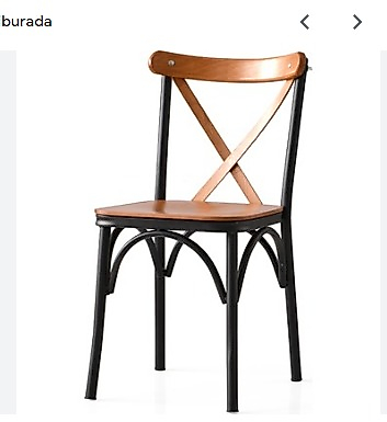 çapraz tonet sandalye